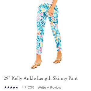 Lilly Pulitzer Kelly Skinny Ankle Pants